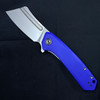 CIVIVI Mini Bullmastiff Liner Lock Knife Blue G-10 (3" Stonewash)