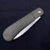Pena X-Series Spear Point Slip Joint Knife OD Green G-10 (3" Satin)