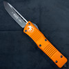 Microtech Combat Troodon T/E 144-1 OR Black Blade Orange Handle