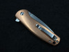Kizer Vanguard Laconico Gemini Flipper Copper (3.1" Stonewash)