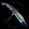 Boker Magnum Rainbow Mermaid Liner Lock Knife (3.75" Spectrum)