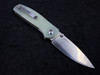 Alliance Designs Signature Series Ray Laconico OG Jasmine Folding Knife 3.125" M390 Drop Point Blade, Jade G10