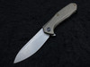 WE Knife Co. Mote Frame Lock Knife Bronze Titanium (2.6" BB/SW)