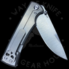 Chaves Liberation 229 Drop Point Frame Lock Knife SW Titanium (3.75" Satin)