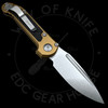 Microtech LUDT Gen III S/E Automatic Knife Tan Aluminum (3.5" SW) 1135-10TA