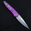 Pro-Tech Newport Stonewash Blade Purple Handle Auto