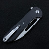 Ferrum Forge Knife Works Prolix Liner Lock Knife Black G-10 Flipper