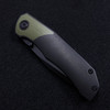 Berg Blades Iron Pup Black DLC OD Green G10 Ti Framelock (Black DLC SW 20CV)