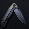 Berg Blades Iron Pup Black DLC OD Green G10 Ti Framelock (Black DLC SW 20CV)