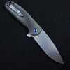 Kizer Vanguard Laconico Gemini Flipper Black Micarta (3.1" Stonewash)