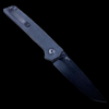 Kizer Vanguard Domin Liner Lock Knife Black Micarta (3.5" Black SW)