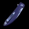 Kizer Vanguard Swaggs Swayback Purple G-10  (3" Stonewashed)