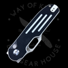 Kizer Cormorant Plunge Lock Knife Black/White G10 (3in Satin S35VN)