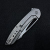 WE Knife Co. Fornix Frame Lock Knife Gray Titanium (3.5" Stonewash)