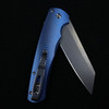 Pro-Tech Malibu Reverse Tanto Plunge Lock Flipper Knife Blue Titanium (3.3" SW)