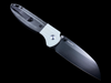 Kizer Conaway Deviant Liner Lock Knife White G-10 / Black Micarta (3" Black M390)