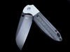 Kizer Conaway Deviant Liner Lock Knife White G-10 / Black Micarta (3" Black M390)