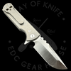 Chaves Ultramar T.A.K. Liner Lock Knife Drop Point Titanium (2.75" Satin M390)