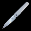 Kizer Lundquist Feist Frame Lock Front Flipper Knife Ti (2.8" Stonewash)