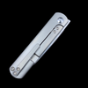 Kizer Lundquist Feist Frame Lock Front Flipper Knife Ti (2.8" Stonewash)