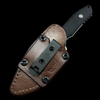 Pro-Tech SBR Fixed Blade Black G10 (2.5in Satin) W/ Chattanooga Leather Sheath 