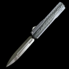No Limit Knives Night Stalker OTF D/E S90V Gray 6061 Aluminum w/CF Inlay