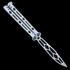 Kershaw Lucha Trainer Balisong Butterfly Knife Stainless Steel (4.6" Stonewash)