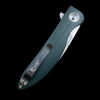 Kizer Swaggs Swayback Liner Lock Knife Green G-10 (3" SW)
