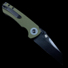 Kizer CK Knifeworks Critical Mini Liner Lock Knife Green G-10 (3" Black)