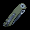 Kizer CK Knifeworks Critical Mini Liner Lock Knife Green G-10 (3" Black)