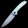 WE Knife Co. Saakshi Liner Lock Knife Natural G-10 Black Liners (20CV 3.3" Stonewash)