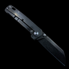 QSP Penguin Frame Lock Knife Black Titanium (3.1" Black) QS130-O