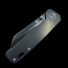 QSP Penguin Frame Lock Knife Black Titanium (3.1" Black) QS130-O