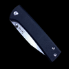 Chaves Ultramar Scapegoat Street - Black G10/Titanium Handles, Belt Finish Drop Point M390 