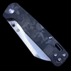 QSP PENGUIN SHREDDED CARBON FIBER LINERLOCK D2 FOLDING POCKET KNIFE