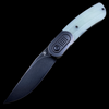 Kansept Knives Reverie Frame Lock Knife Jade G-10/Black Ti (3" Black SW S35VN)