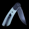 Kansept Knives Reverie Frame Lock Knife Jade G-10/Black Ti (3" Black SW S35VN)
