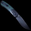 Kansept Knives Reverie Frame Lock Knife Green G-10/Black Ti (3" Black SW S35VN)