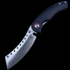 Red Horse Knife Works Hell Razor P Liner Lock Knife Black G-10 (3.6" Satin)