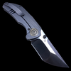 WE Knife Co. Thug Frame Lock Knife Gray Titanium (2.6" Satin)