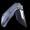 WE Knife Co. Thug Frame Lock Knife Gray Titanium (2.6" Satin)