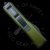 Microtech UTX-85 S/E OTF Automatic Knife OD Green (3.125" Black) M390