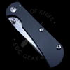 Toor Knives Chasm T Frame Lock Black Titanium (3.25in Stonewashed)