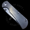 Toor Knives Chasm T Frame Lock Titanium (3.25in Stonewashed)