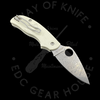 Spyderco Urban Slipit Knife Sprint Run Ivory G-10 (2.5" Damascus)