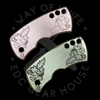 Spyderco McBee Ornate Scale Brass or Copper (Exclusive)