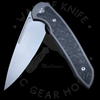 Ferrum Forge Stinger Frame Lock Knife Marble Carbon Fiber (3.25" SW)