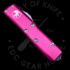 Microtech UTX-85 S/E OTF Automatic Knife Pink (3.125" Stonewash)