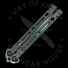 Kershaw Lucha Balisong/Butterfly OD Green Stainless 14C28N Blackwash