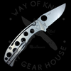 Spyderco PITS Slip Joint Knife Titanium (2.9" Stonewash) 